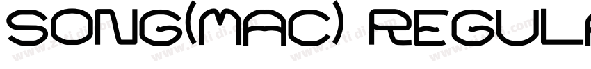Song(Mac) Regular字体转换